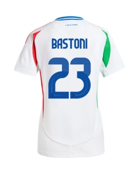 Italia Alessandro Bastoni #23 Maglia Gara Trasferta Repliche Europei 2024 Donna